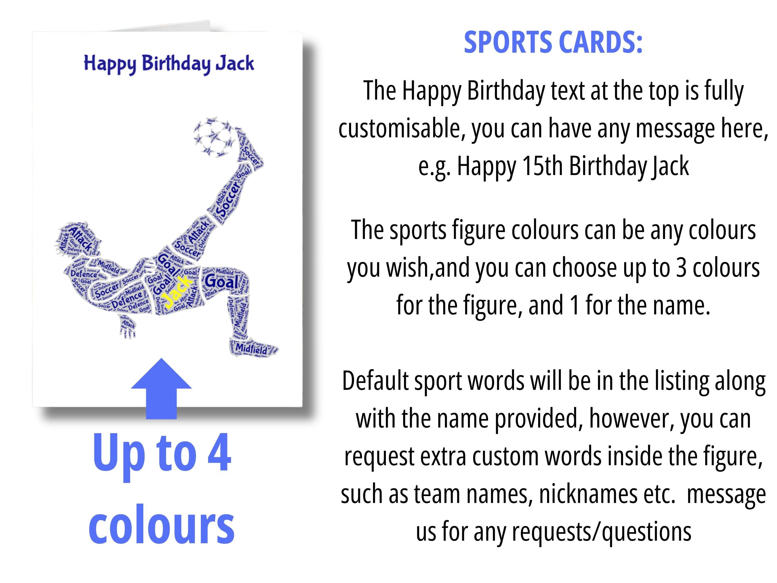 Personalised Tennis birthday card, female tennis| Home Gift |tennis Cards | Personalised Family Gift | Family Illustration | Tennis