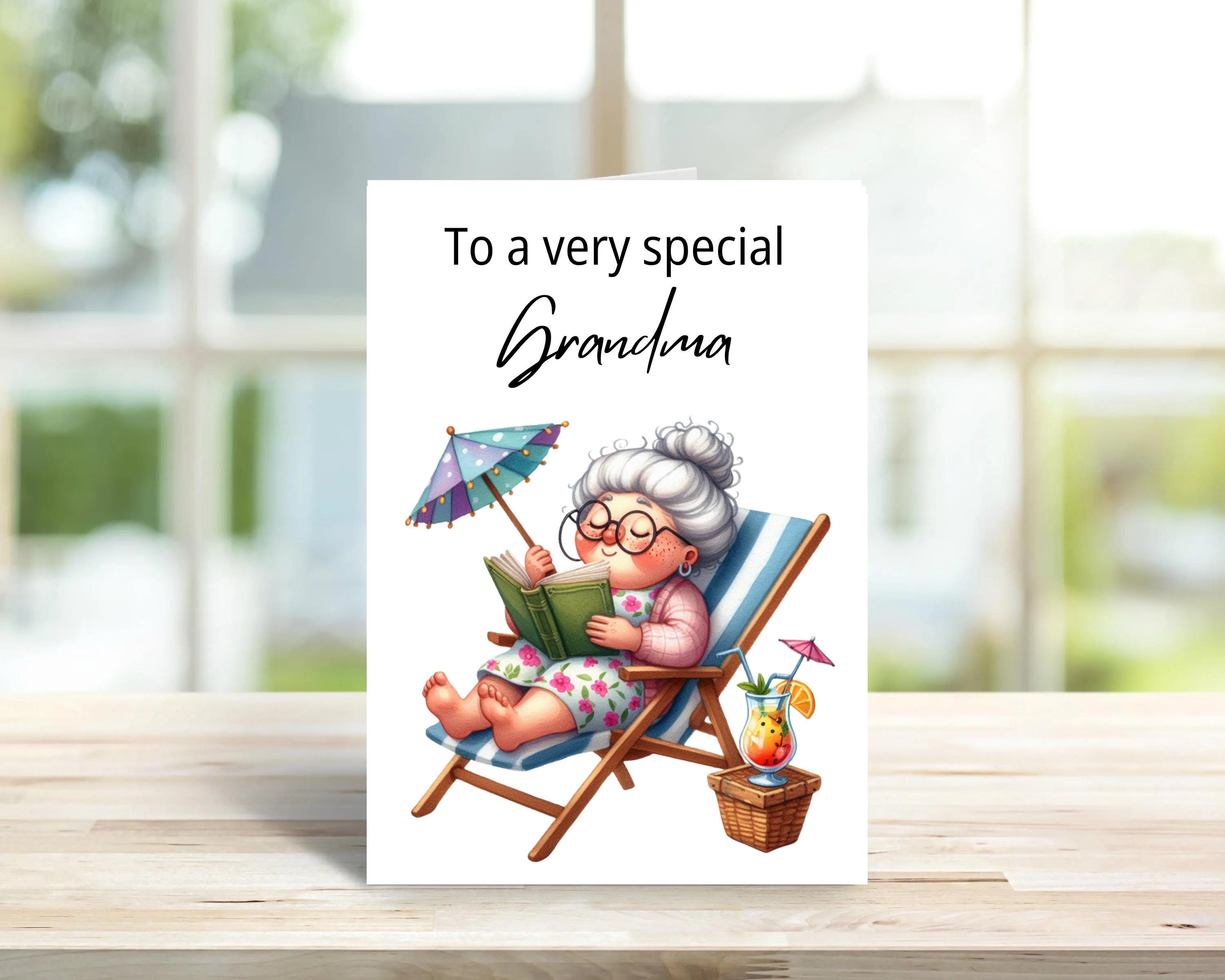 Personalised Special Grandma birthday card,