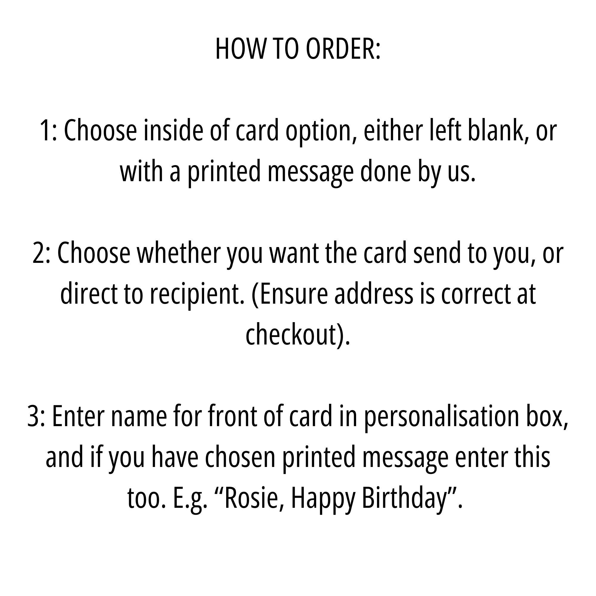 Personalised rugby birthday card, custom rugby-themed greeting card for birthdays, perfect sports fan gift