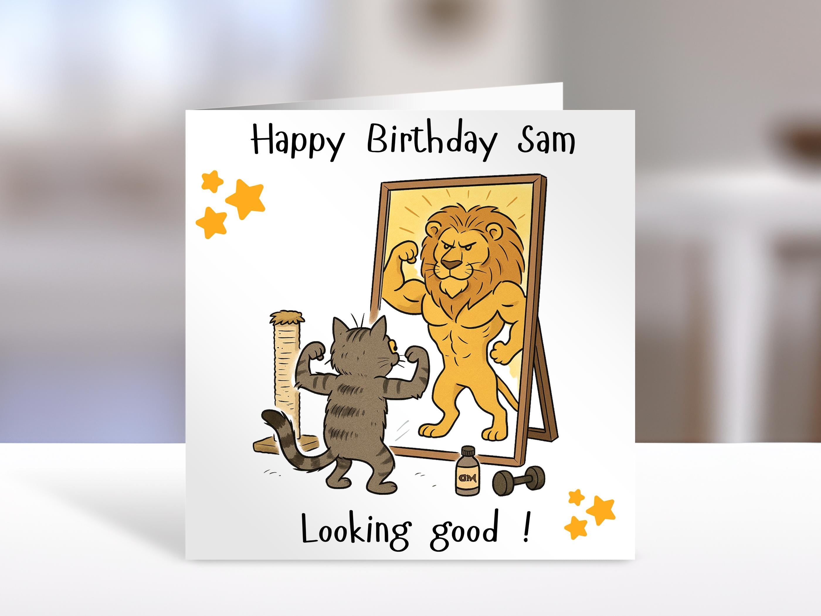 Birthday Card, looking good, Funny and Cheeky Design, Perfect for Celebrating Birthdays, Humorous Birthday Gift Card