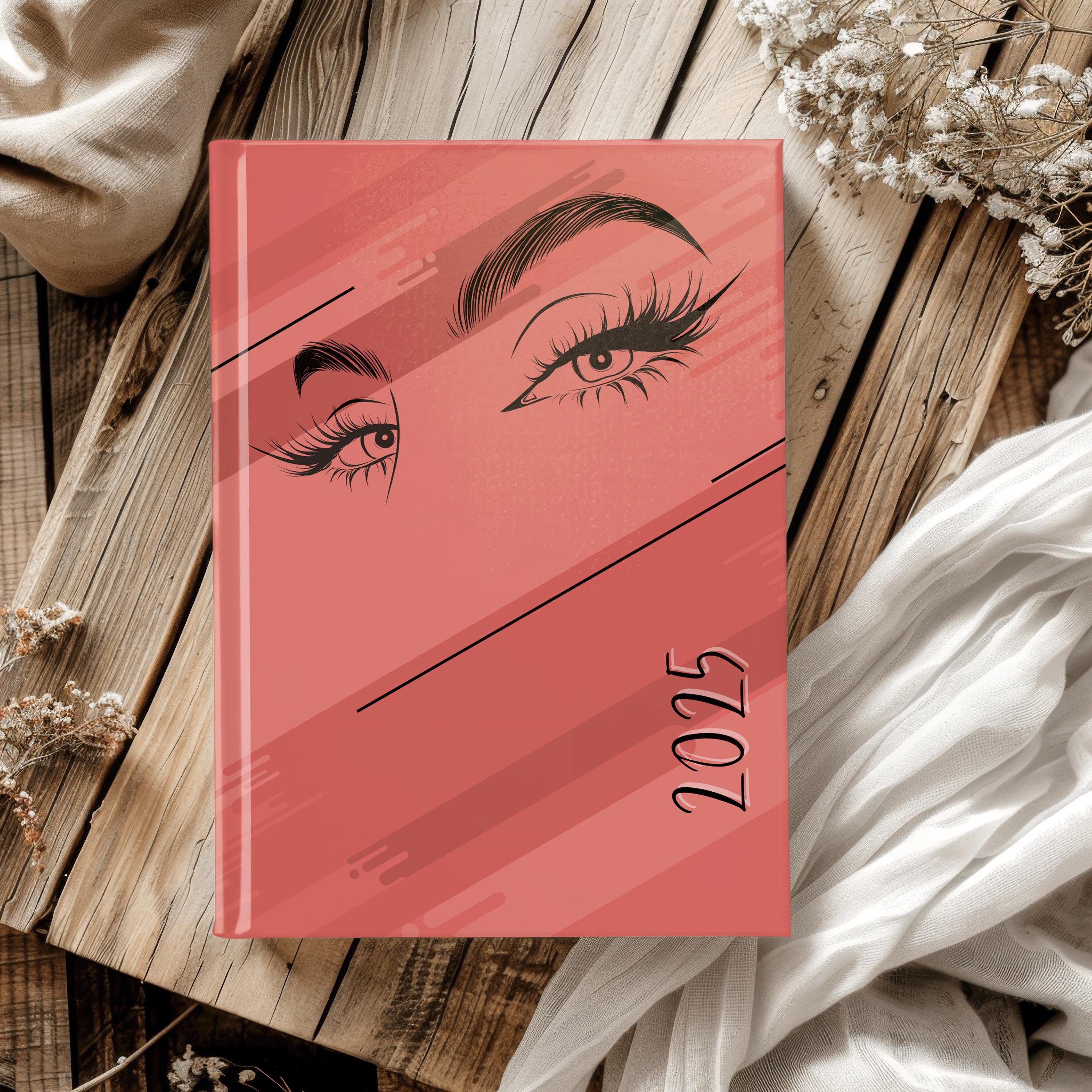 Personalised 2025 Diary - week to view, Hardcover, Attitude version, 4 colour choices, A5 Thread-Sewn Journal with 100gsm Paper