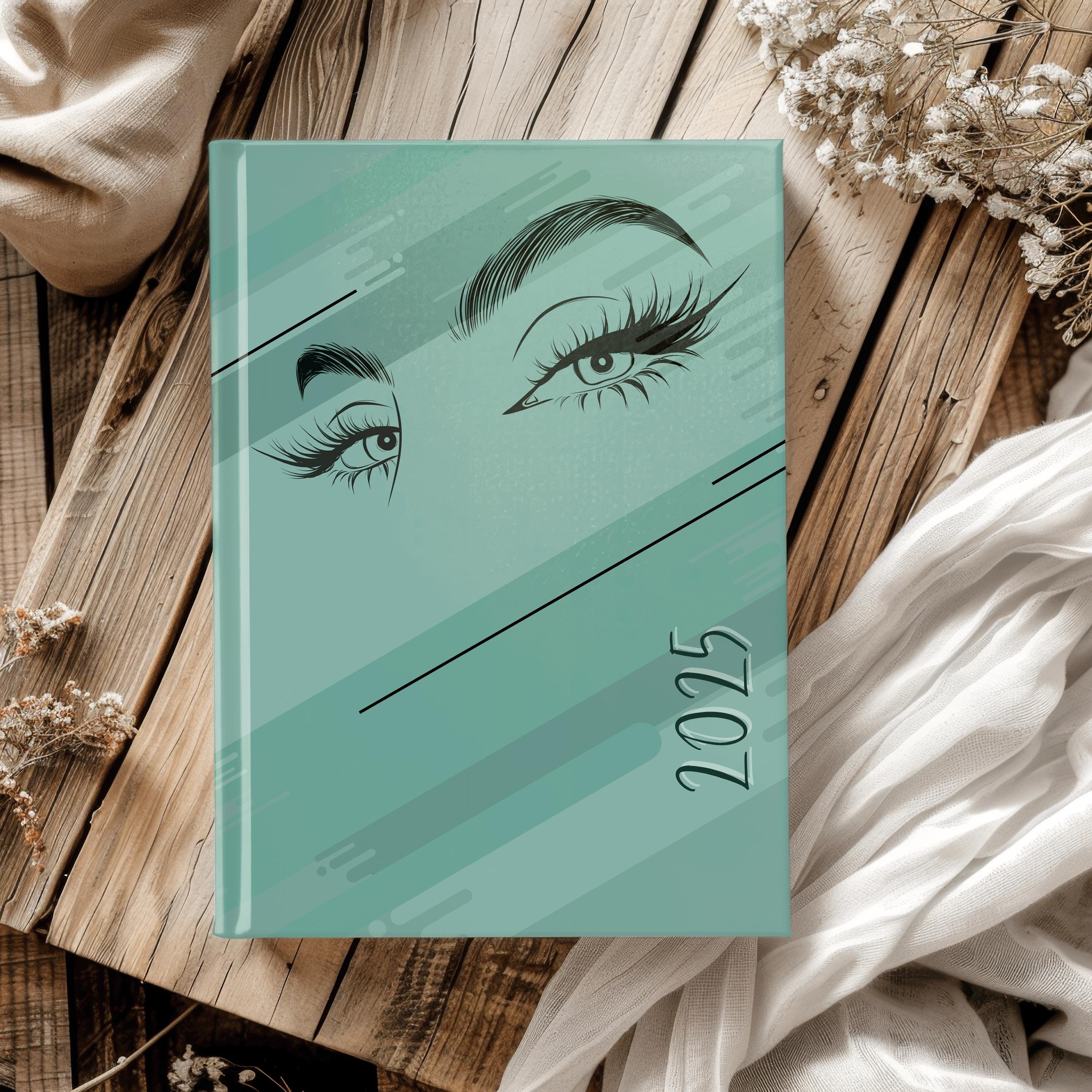 Personalised 2025 Diary - week to view, Hardcover, Attitude version, 4 colour choices, A5 Thread-Sewn Journal with 100gsm Paper