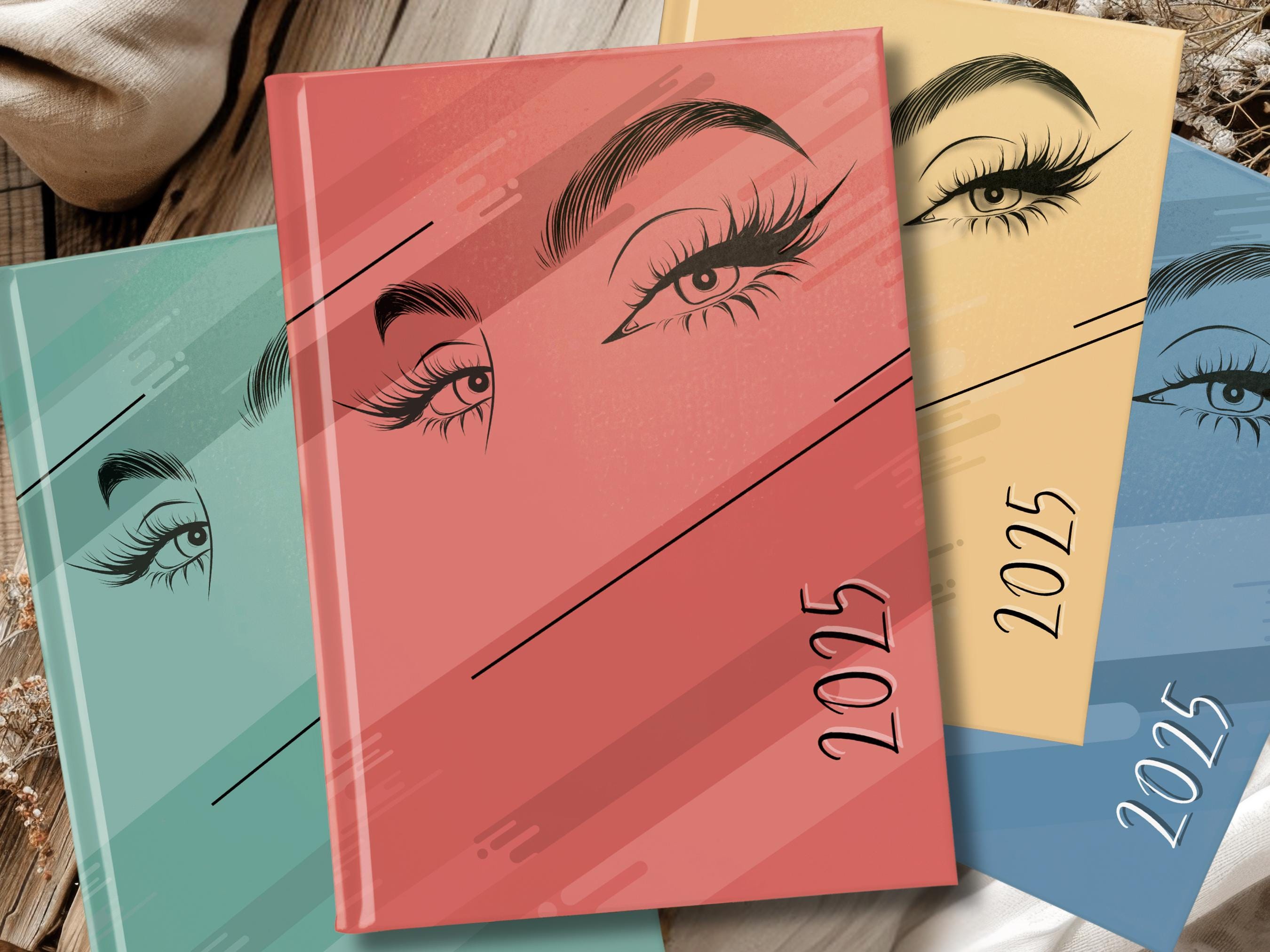 Personalised 2025 Diary - week to view, Hardcover, Attitude version, 4 colour choices, A5 Thread-Sewn Journal with 100gsm Paper