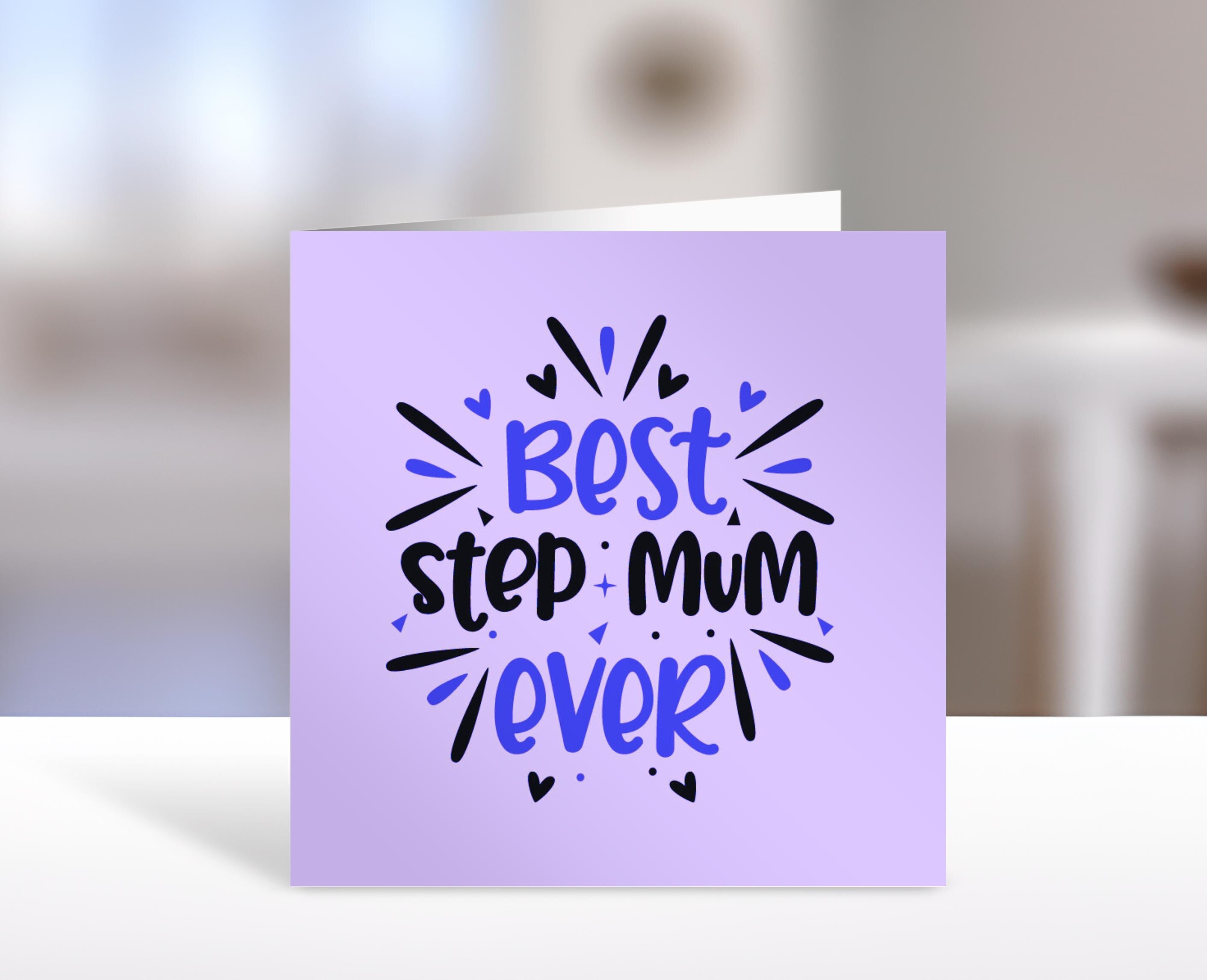 Step Mum, Mother's Day card, humorous greeting cards