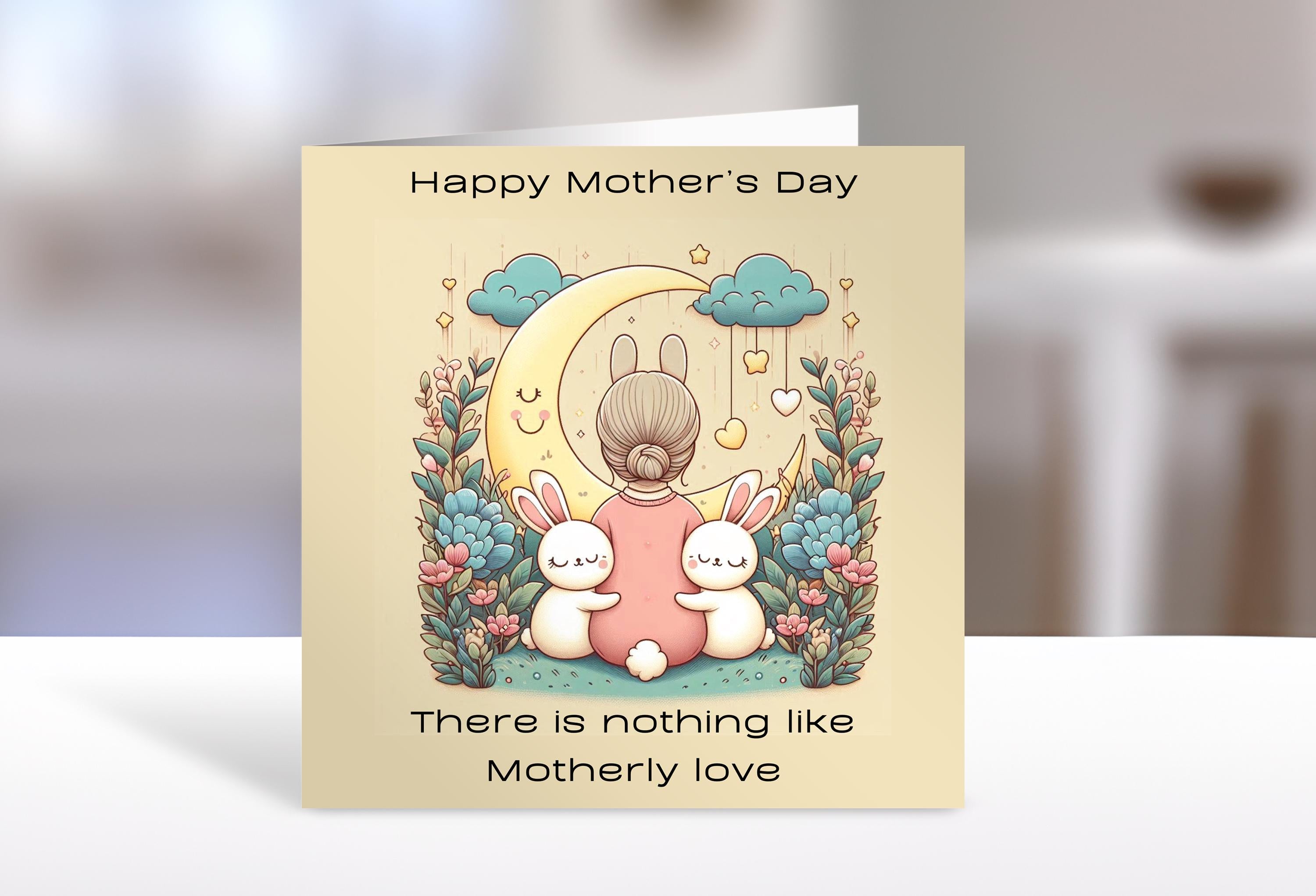 Mother's Day card, nothing like motherly love, greeting cards