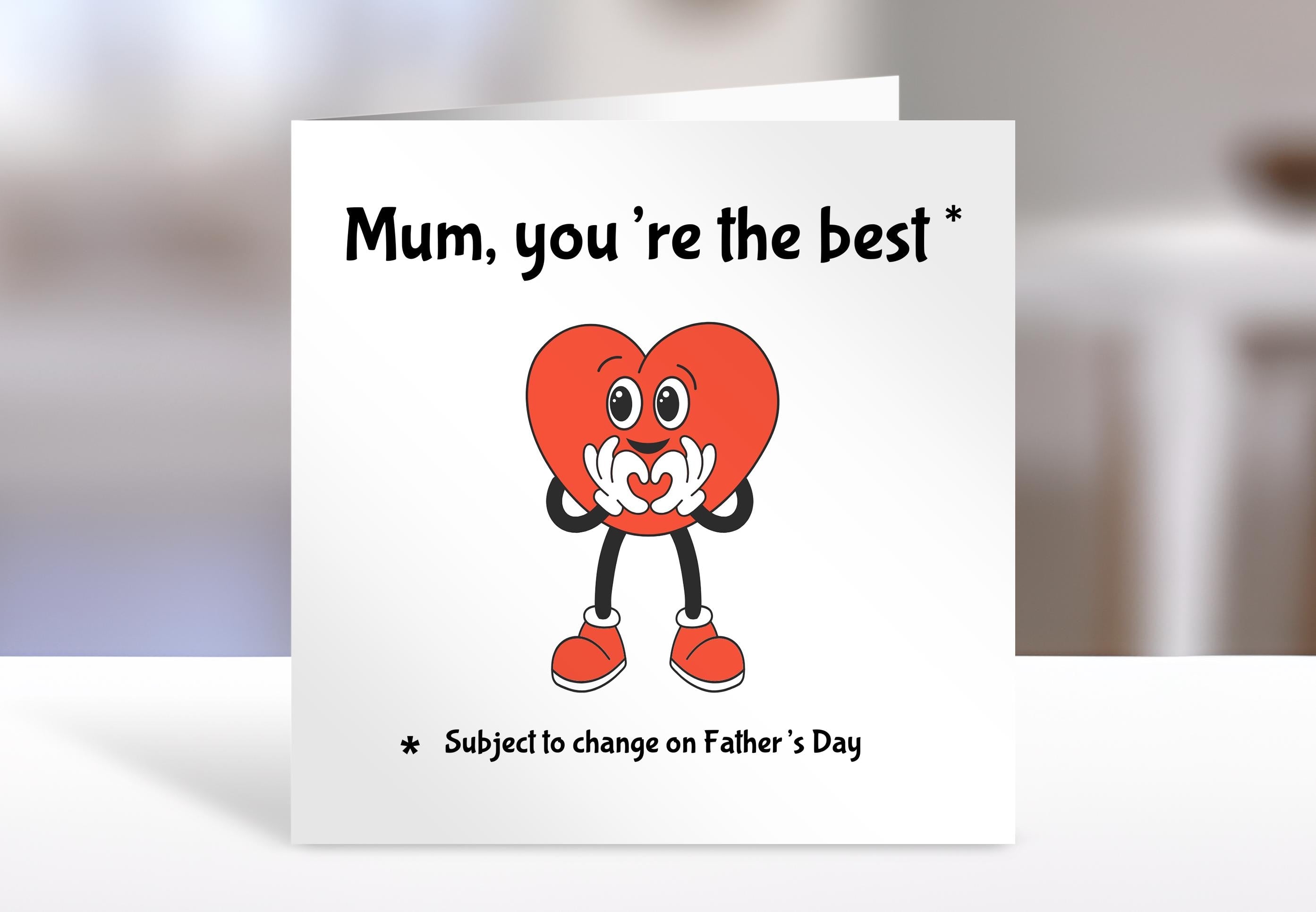 Mother's Day card, you're the best, greeting cards