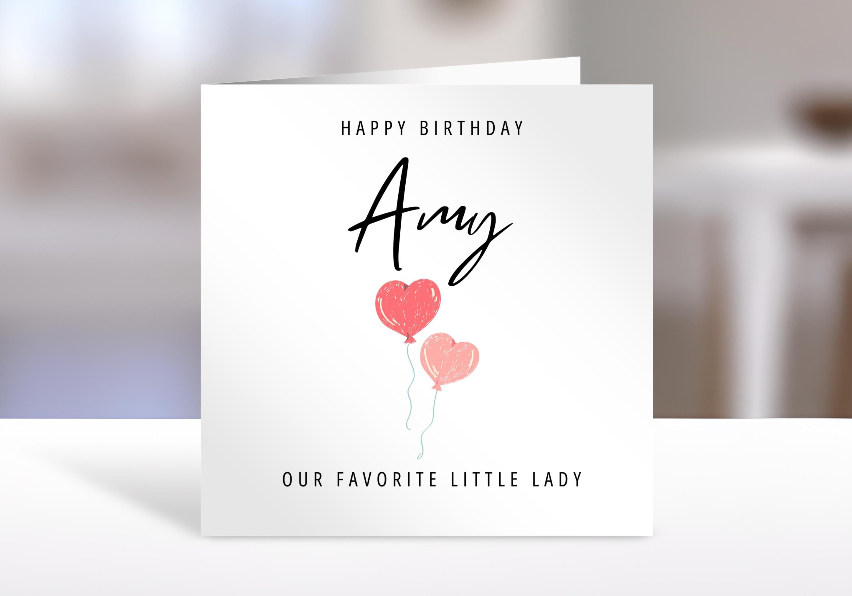 Happy Birthday Card - Cute Greeting Card for Kids & Fun Birthday Gift Ideas, balloon Design