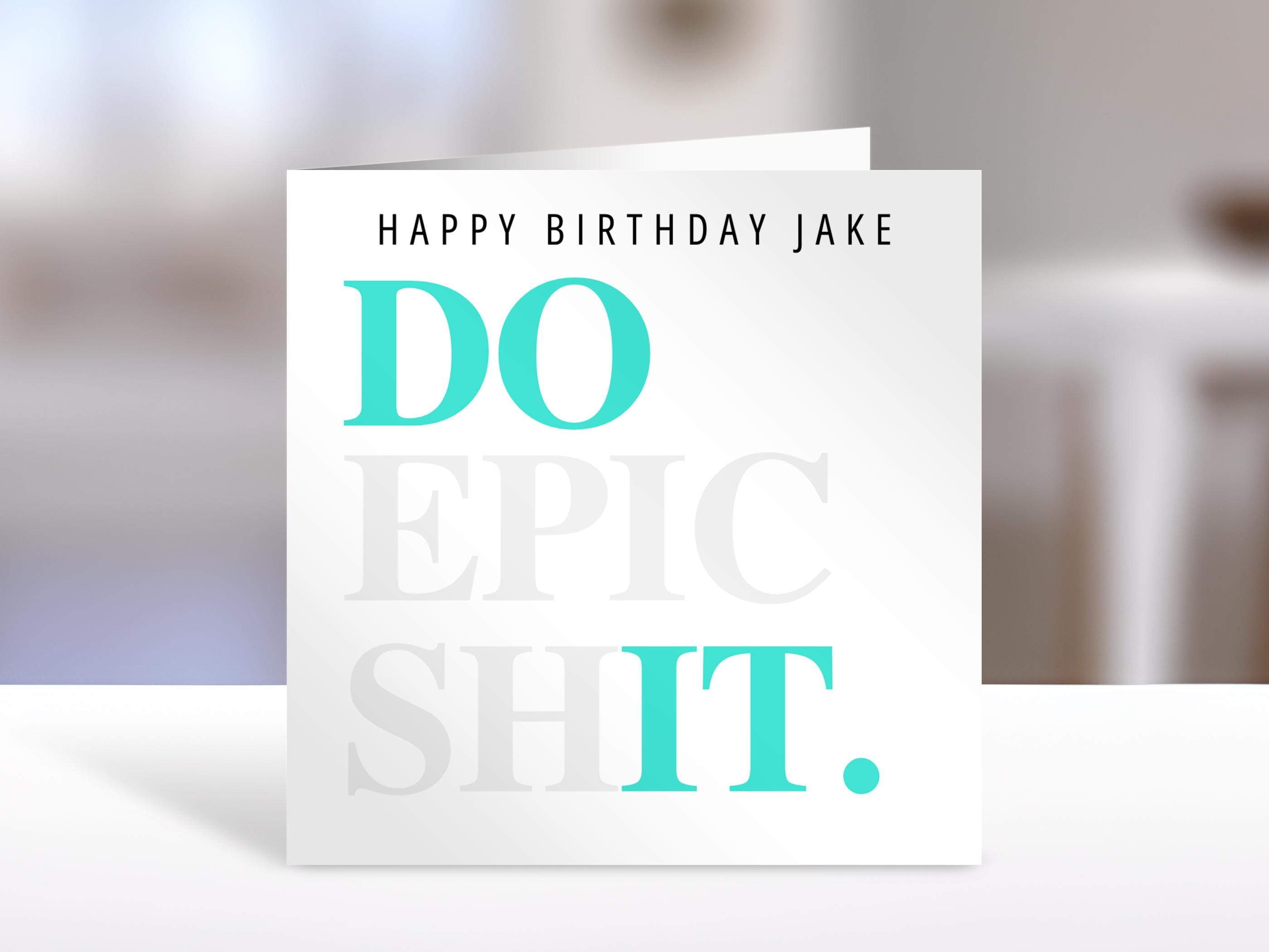 Birthday Card -Do It