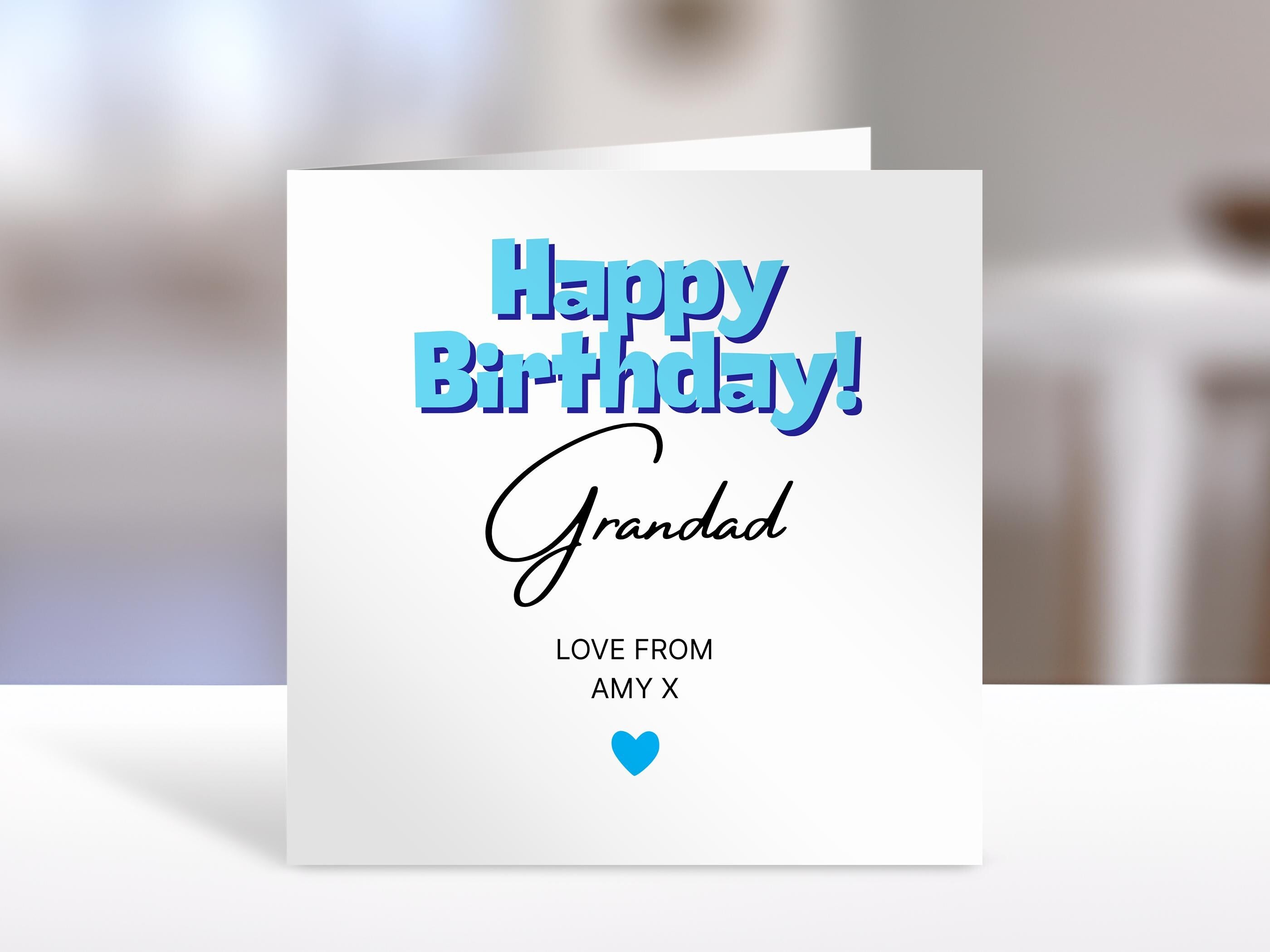 Personalised Grandad Birthday card | humorous greeting Cards | card for grandad, grandparent