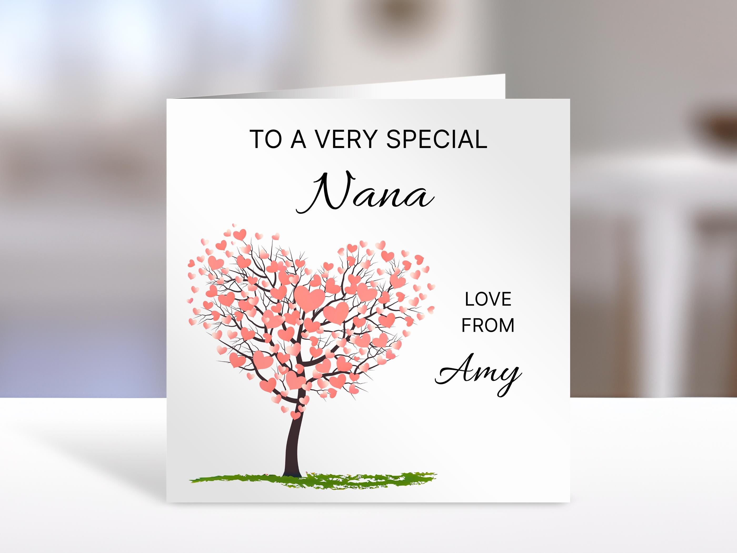 Personalised Nana Birthday card | humorous greeting Cards | card for family, nana, grandma