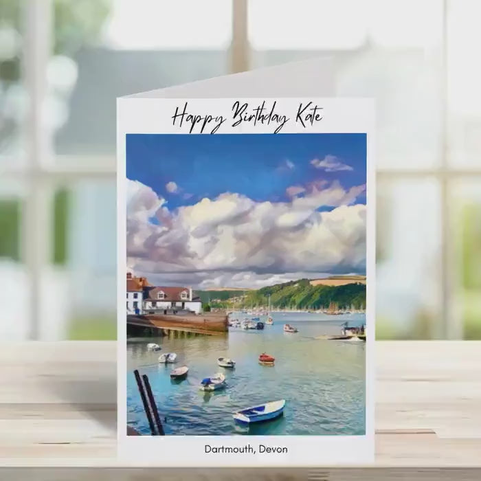 Dartmouth Birthday Card -Traditional, sketch